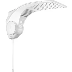 Chuveiro Elétrico Eletrônico Duo Shower Quadra 7500w 220v Branco - Imagem 1
