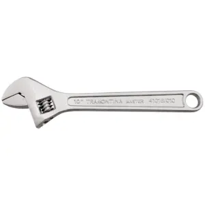 Chave Ajustável Cromada 10" - Tramontina - Imagem 1