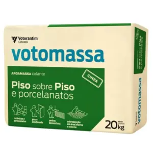 Argamassa Piso Sobre Piso Cinza Votomassa Ac-iii 20kg - Votorantim - Imagem 1