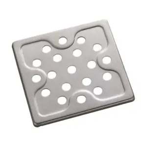 Grelha Inox Quadrada 10 Cm Meber 1810