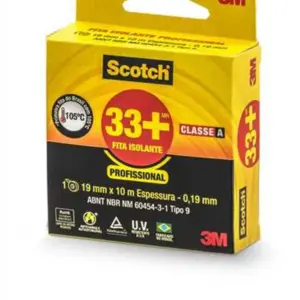 Fita Isolante 3m Scotch 33+ 19mm X 10m - 3m