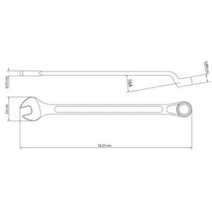 Chave Combinada 11mm Cromada - Imagem 4