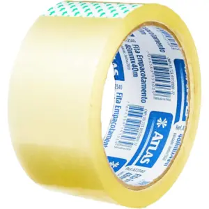 Pincéis Atlas At2340 Fita Ades Empacotamento Plast. Transp - Imagem 1