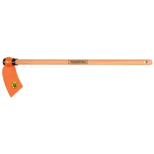 Enxadinha com Cabo de Madeira 60cm Laranja - Imagem 1