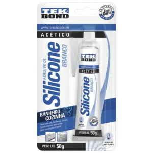 Silicone Acético Uso Geral 50g Branco - Imagem 1