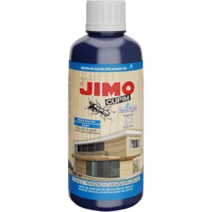 Jimo Cupim Base água Eficaz Contra Cupim e Brocas Tratamento Preventivo e Curativo da Madeira Seca em Ambientes Internos e Externos 900ml - Imagem 1
