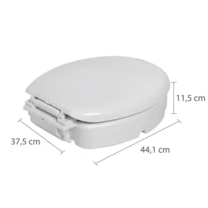 Assento Elevado Branco 7cm - Imagem 4