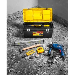 Caixa Plástica para Ferramentas com Bandeja Removível e Travas Metálicas 20 - Tramontina - Imagem 3