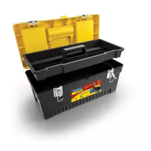 Caixa Plástica para Ferramentas com Bandeja Removível e Travas Metálicas 20 - Tramontina - Imagem 8