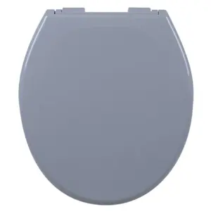 Assento Soft Close Oval Cinza Claro