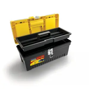 Caixa Plástica para Ferramentas com Bandeja Removível e Trava Metálica 17" - Tramontina - Imagem 4
