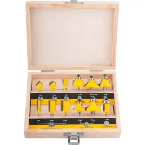 Jogo de Fresas para Madeira 12 Peças - Vonder