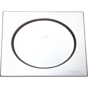 Grelha Fecho Pressão Quadrada Inox Meber 15 X 15 X 5.5 Cm