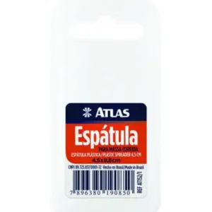 Espátula Plástica Macia e Flexível 4,4 X 8,8cm - Atlas