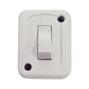 Interruptor de Sobrepor com 1 Tecla Simples 10 a 250 V Tramontina Branco - Imagem 4