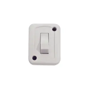 Interruptor de Sobrepor com 1 Tecla Simples 10 a 250 V Tramontina Branco - Imagem 5