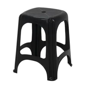 Banqueta em Polipropileno Preto Tramontina Niterói Basic - Tramontina - Imagem 1