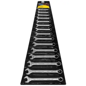 Jogo de Chaves Combinadas Basic com Corpo em Aço Especial Cromado 15 Peças - Tramontina