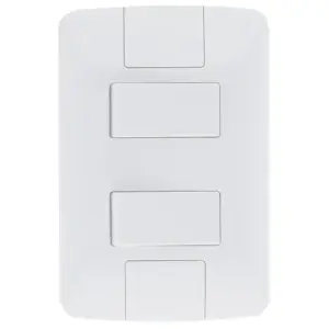 Conjunto 2 Interruptores Paralelos Aria 4 X 2250v/ 6a - Tramontina - Imagem 1