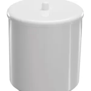 Cesto Multiuso com Tampa Branco 6l