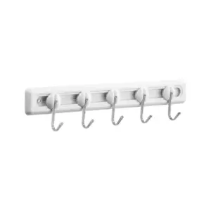 Gancho Adesivo 0.5 Kg Plástico/metal 1 Peças, Pincéis Atlas, Branco - Imagem 1