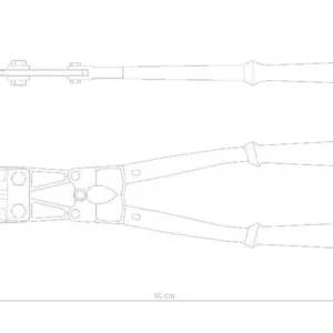 Corta-vergalhão 30" com Empunhadura - Tramontina