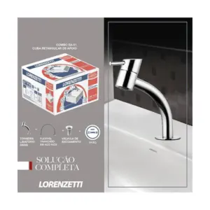 Combo Cuba Sa-01 com Torneira Lorenzetti - Imagem 5