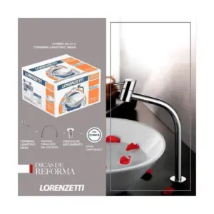 Combo Cuba Ra-01 com Torneira Lorenzetti - Imagem 5