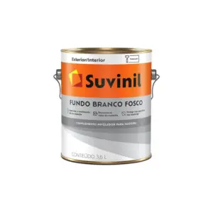 Suvinil Fundo Preparador Branco Fosco 3,6l - Branco - 53408297 - Imagem 1
