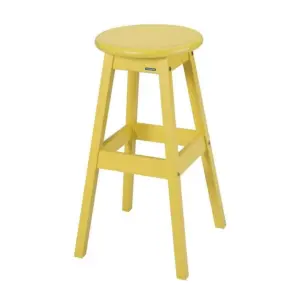 Banqueta Alta em Madeira Pinus Amarela