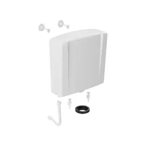 Caixa Acoplada para Vaso Sanitário Astra Universal Acionamento Duplo Branca 3/6 Litros