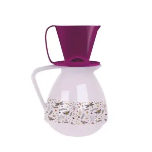 Conjunto Bule e Suporte para Coador Amábile Bosque Lavanda - Mor - Imagem 1