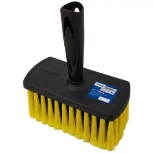 Broxa Retangular 19,5x5,6cm Preta e Amarela - Imagem 1