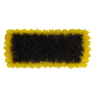 Broxa Retangular 19,5x5,6cm Preta e Amarela - Imagem 3