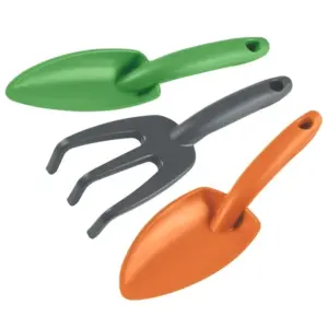 Conjunto para Jardinagem em Plástico com 3 Peças