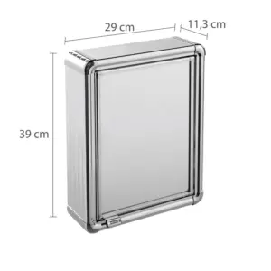 Armário de Plástico Brasília Plus 29 X 11,3 X 39cm - Imagem 4