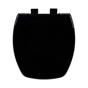 Assento Sanitário Preto 02 com Fechamento Suave Thema Astra - Imagem 3