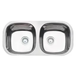 Cuba em Aço Inox Polido Tramontina Isis 2c 34 Bl 72 X 34cm