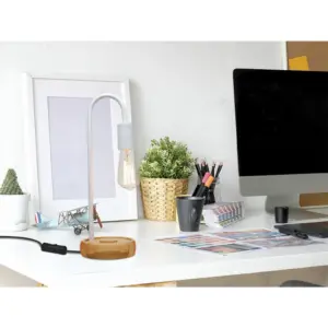 Abf-142 Abajur Flam 1xe27 Branca Taschibra - para Cabeceira - Imagem 6