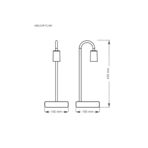 Abf-142 Abajur Flam 1xe27 Branca Taschibra - para Cabeceira - Imagem 8