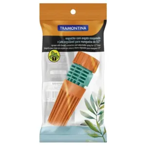 Esguicho com Engate Rosqueado e Jato Regulável em Plástico - Tramontina - Imagem 1