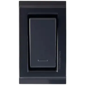 Cj. para Móvel 1 Interruptor Simples 10 a Liz - Tramontina Grafite