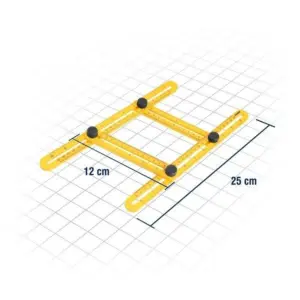 Esquadro Ajustável de Plástico - Vonder - Imagem 4