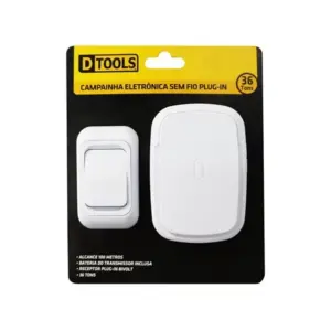Campainha Sem Fio Plug In - Dtools - Imagem 3