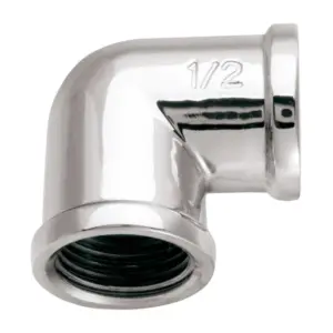 Joelho Latão 90° Rosca Fêmea 1/2