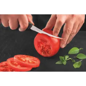 Faca para Tomate com Lâmina em Aço Inox e Cabo de Polipropileno Preto Tramontina Plenus 5" - Imagem 2