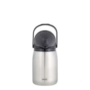 Garrafa Térmica de Pressão Nobile - Total Inox - 1,3 L - Mor - Imagem 1
