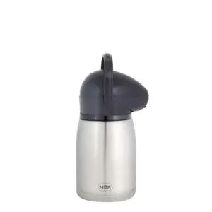 Garrafa Térmica de Pressão Nobile - Total Inox - 1,3 L - Mor - Imagem 2