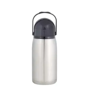 Garrafa Térmica de Pressão Nobile - Total Inox - 2 L - Mor - Imagem 4