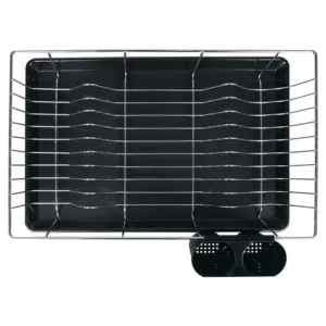 Escorredor de Louças Preto 18 Pratos - Imagem 1